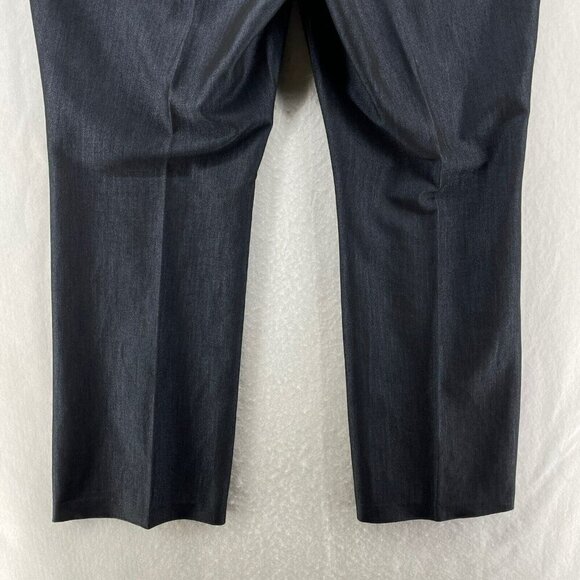Roz & Ali Pants Women's Sz 18 Black Straight Leg High-Rise Pockets Stretch - Picture 9 of 12